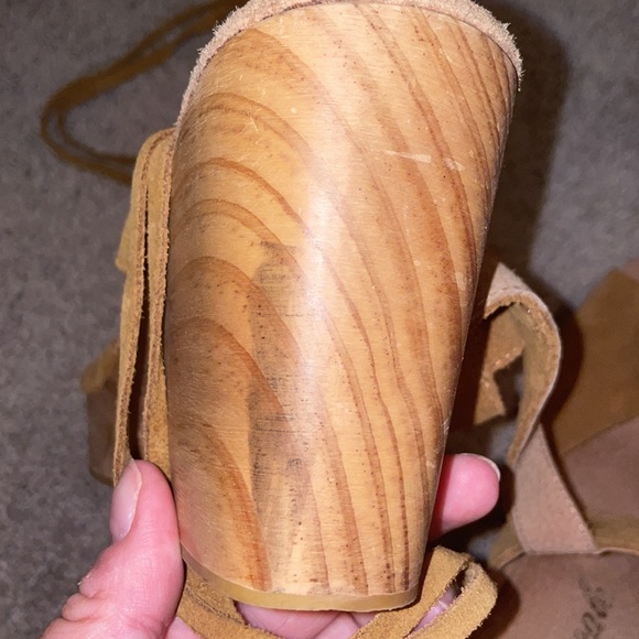 Free People dover clog sandals 41 womens shoes suede ankle strap heels 9.5 - Picture 15 of 16